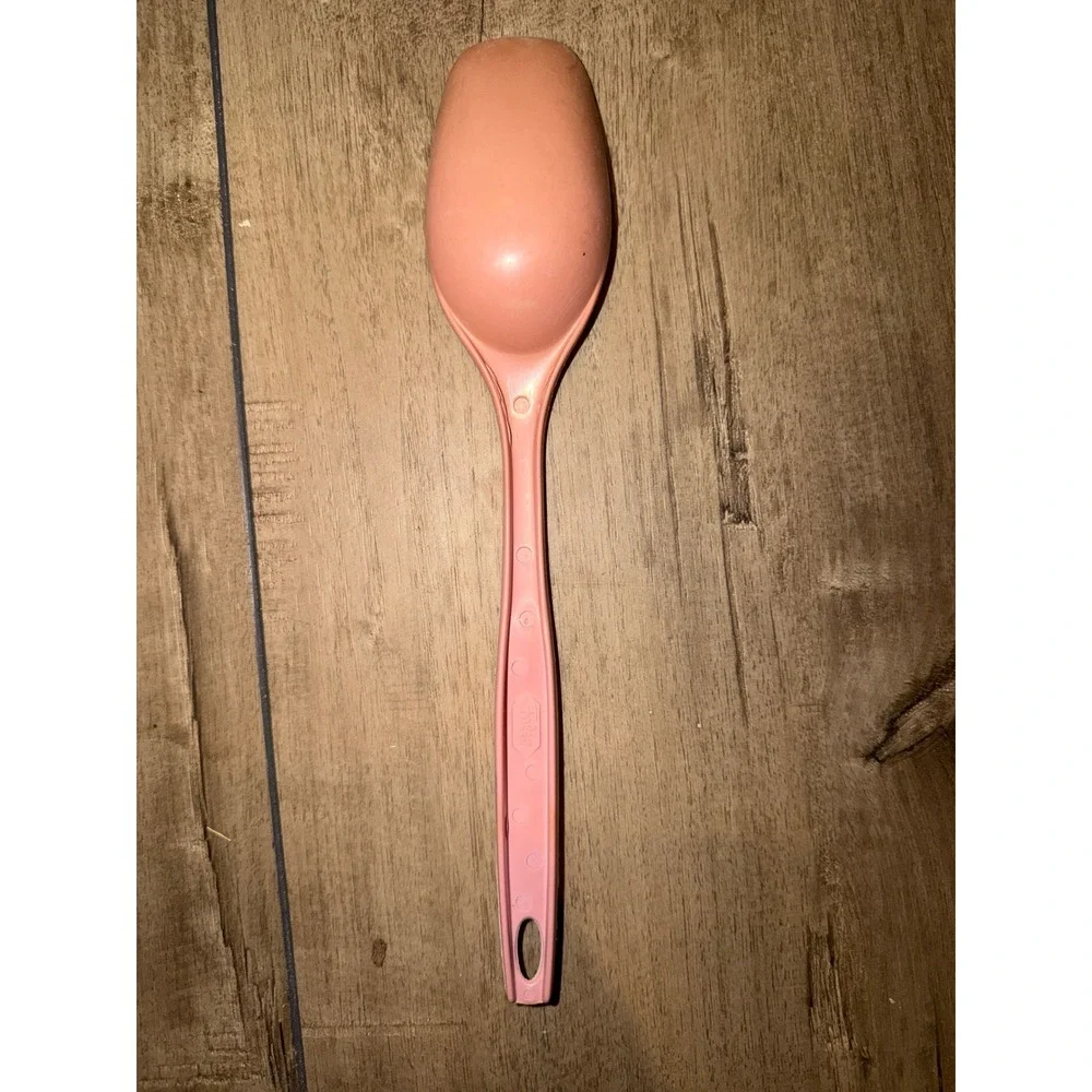 Foley Pink Plastic‎ Cooking Spoon Kitchen Utensil Serving Spoon